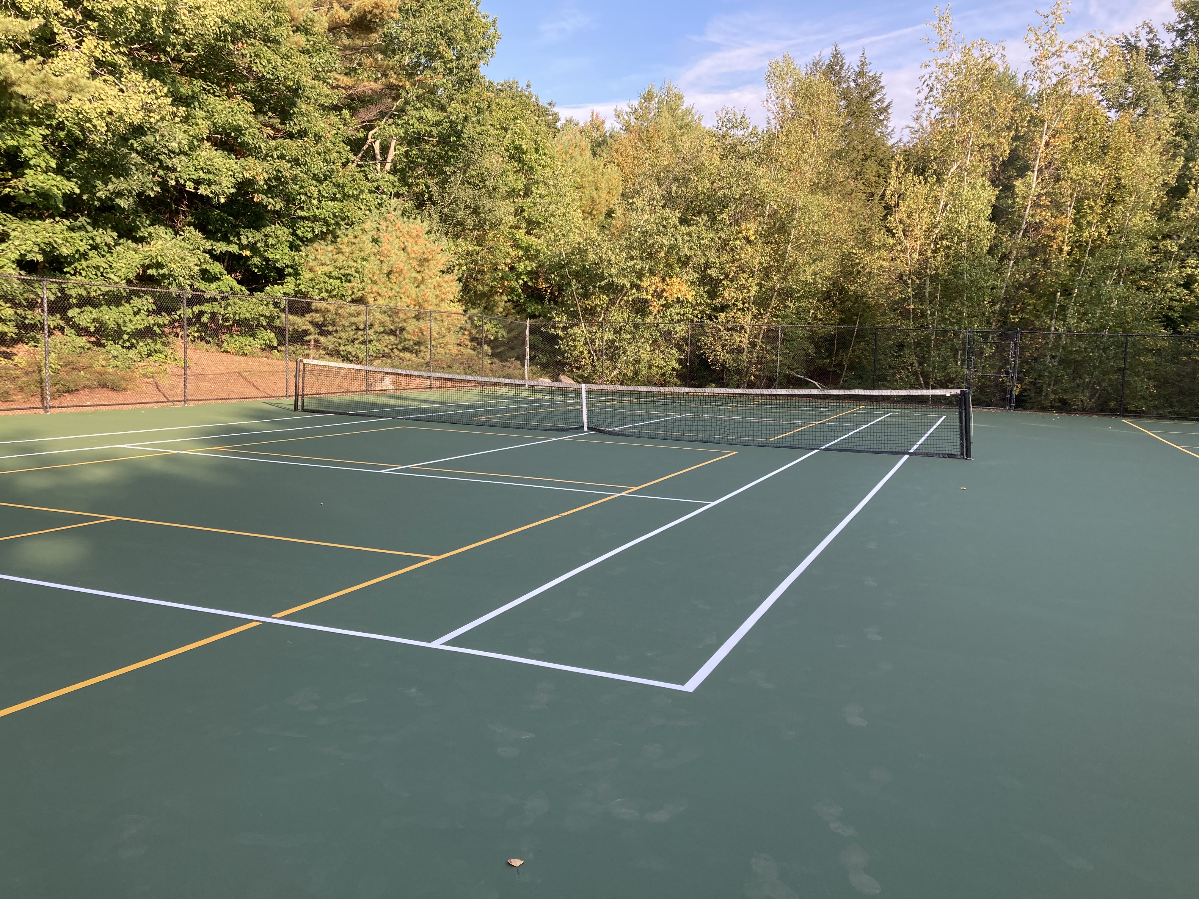 RESURFACING OF TENNIS AND PICKLEBALL COURTS COMPLETED