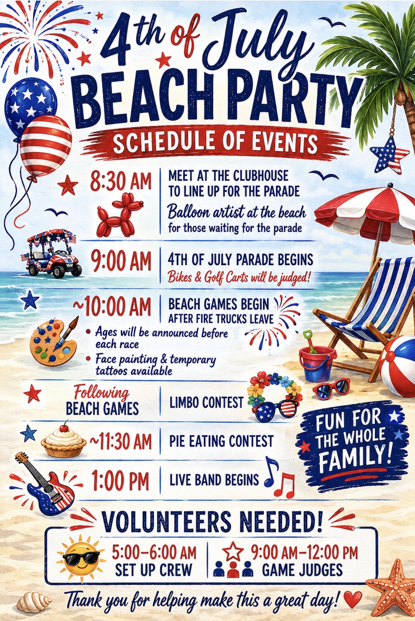 INDEPENDENCE DAY FESTIVITIES - JULY 4, 2026